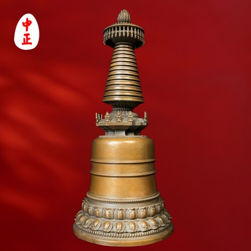 【特价】噶当塔中正造像红铜摆件
