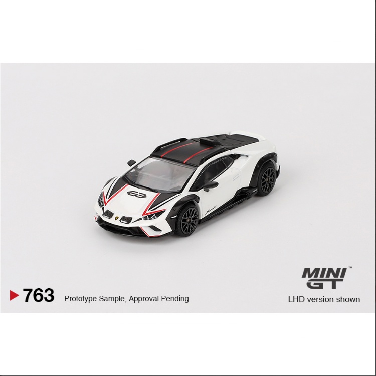 MINI GT 1:64兰博基尼 Huracan Sterrato白色合金汽车模型#763-封面