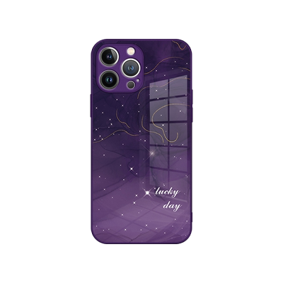 苹果15手机壳晕染简约ins风