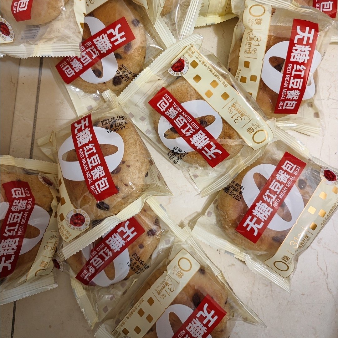 无糖无面粉红豆餐包低脂高蛋白早餐代餐面包下午茶糕点心零食品,零食/坚果/特产,欧式面包,淘宝优惠券,粉丝福利购,淘宝优惠卷