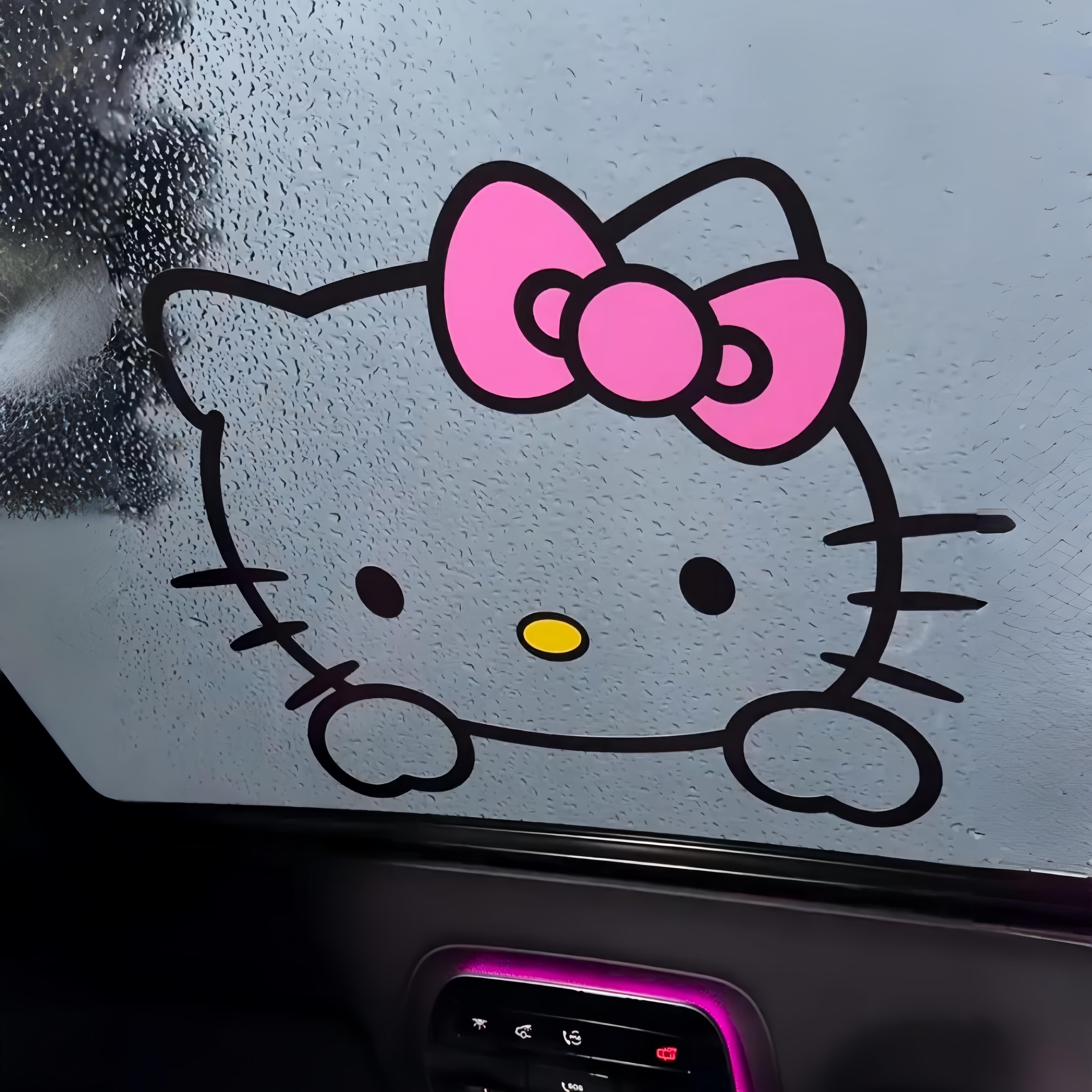Hellokitty汽车天窗贴纸防水防晒