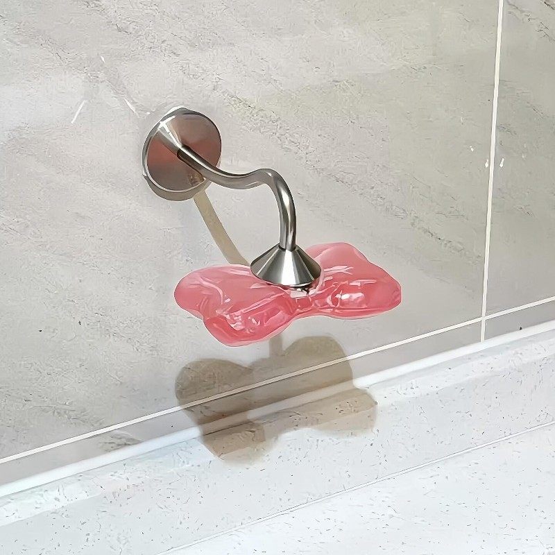 肥皂上墙磁吸架香皂架浴室免打孔可拆卸不锈钢沥水架子卫生间