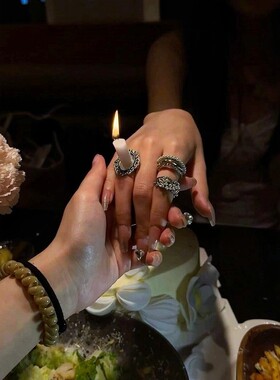 好有仪式感的蜡烛戒指出片又浪漫