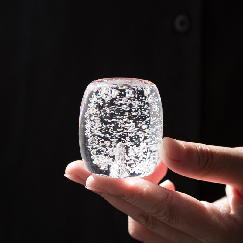 星空紫砂盖碗置放日式风琉璃茶壶