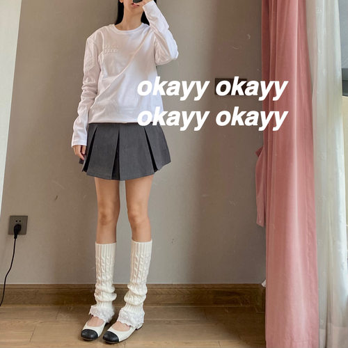 花边麻花袜套韩风chic设计感小众女袜堆堆袜保暖针织亚文化小腿袜