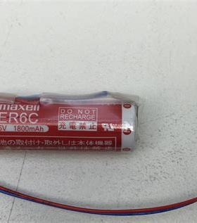 PLC电池 ER6C 3.6V 进口绿色插头 红蓝线 质保二年 锂电池 正品