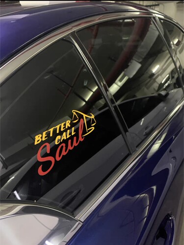 镂空车贴风骚律师Better Call Saul车贴吉米麦吉尔绝命毒师车贴 - 封面