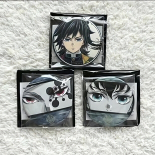 日谷鬼灭之刃柱展周边哑光主视觉图吧唧时透无一郎富冈义勇原袋发