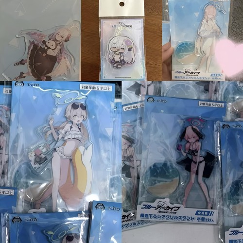日谷 蔚蓝档案TAITO联动小春花子泳装立牌挂件阿慈谷日富美周边谷