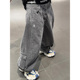 裤 复古小个子慵懒酷飒牛仔裤 女款 潮美式 2026早秋新款 临典灰色工装