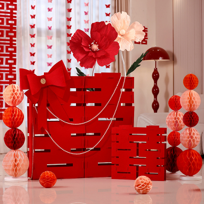 立体大喜字摆件结婚装饰婚房布置