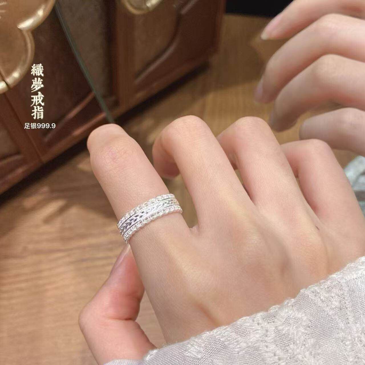 手工制作腰缠万贯国风戒指