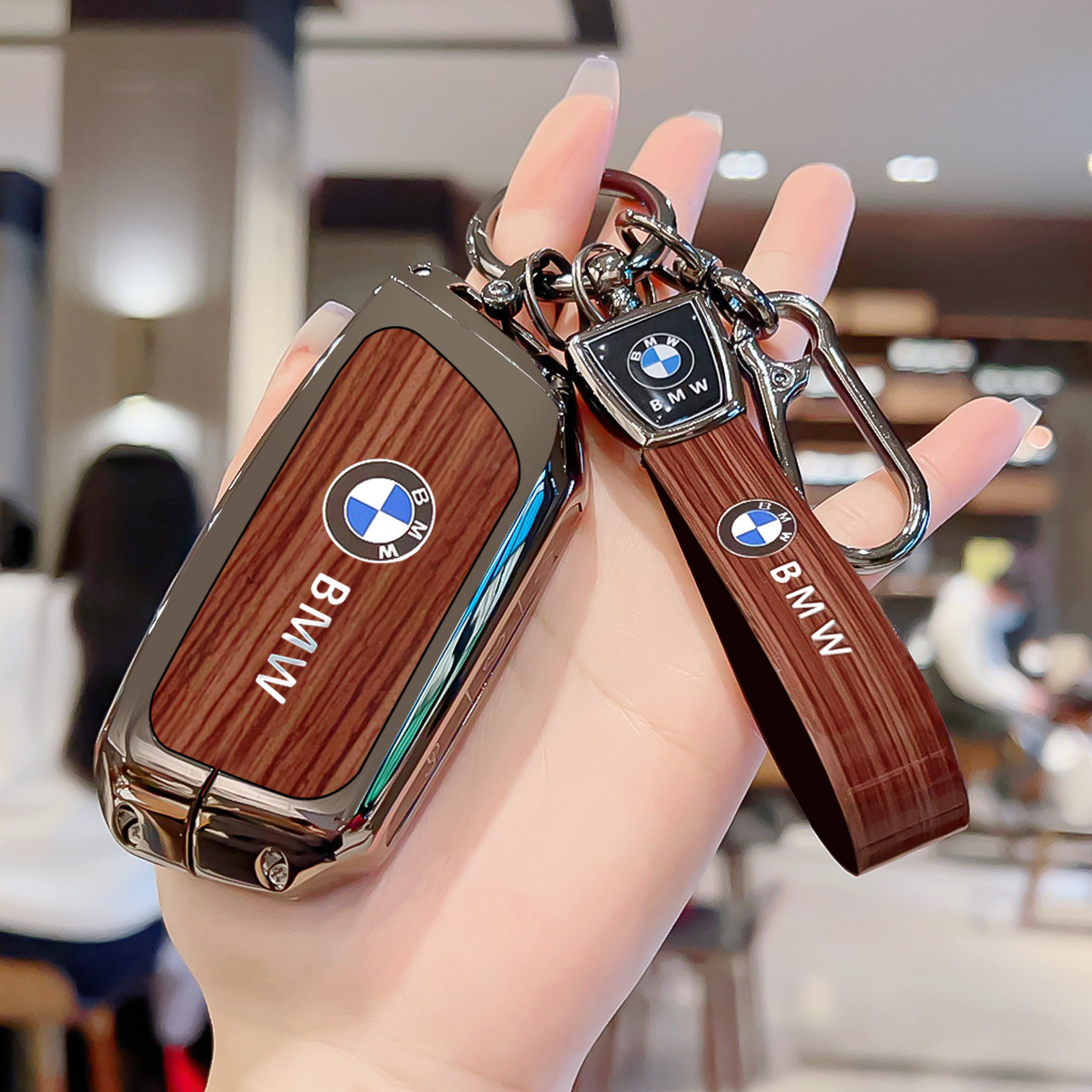 新款宝马5系钥匙套男士高级2026款x1x3x5x6x7刀锋26液晶3系女i3扣