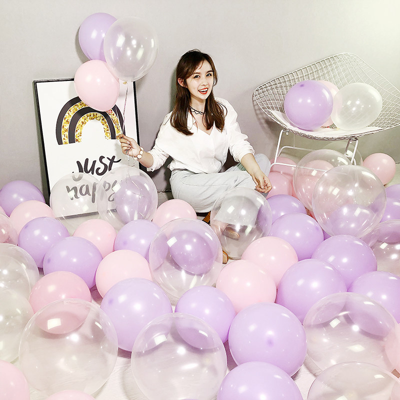 网红告白气球结婚房订婚礼卧室生日儿童宝宝无毒装饰拱门场景布置
