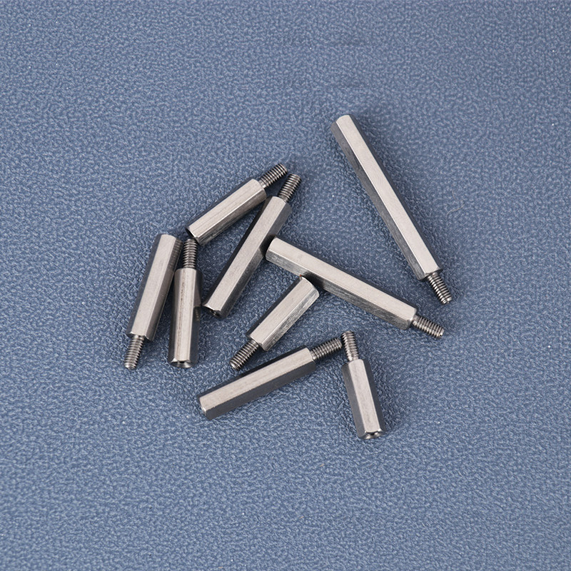 促303不锈钢单头六角柱支撑隔离柱电脑箱支柱接线螺柱m2m3 m4m5m6