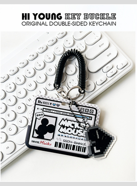 「米老鼠名片卡套」HiYOUNG原创可爱便携公交地铁门禁证件轻收纳