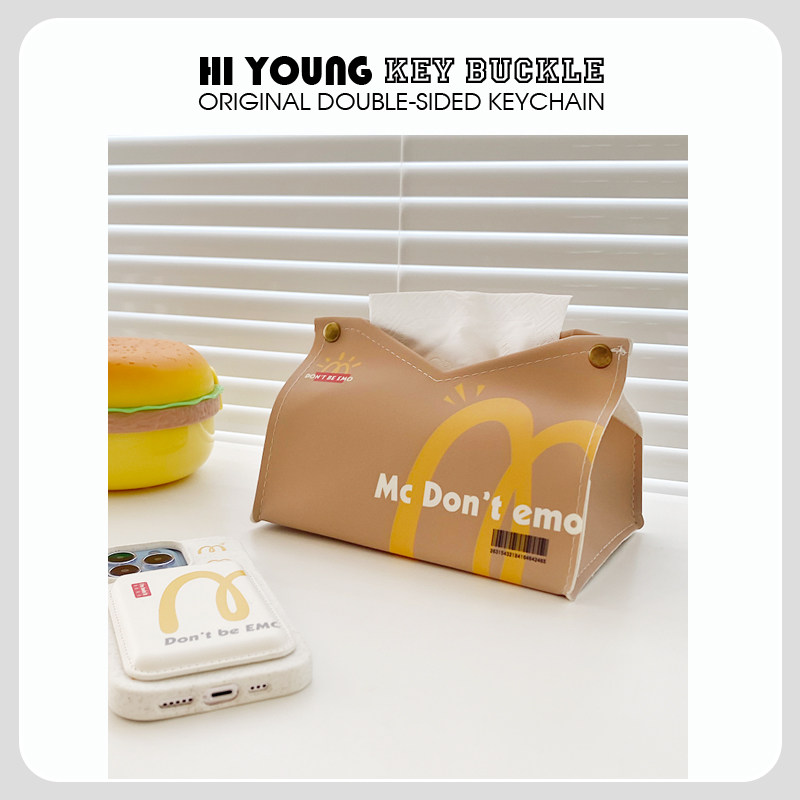 「麦麦纸抽」HiYOUNG皮质抽纸盒可爱创意纸巾盒家用客厅餐桌装饰,收纳整理,纸巾盒,淘宝优惠券,粉丝福利购,淘宝优惠卷