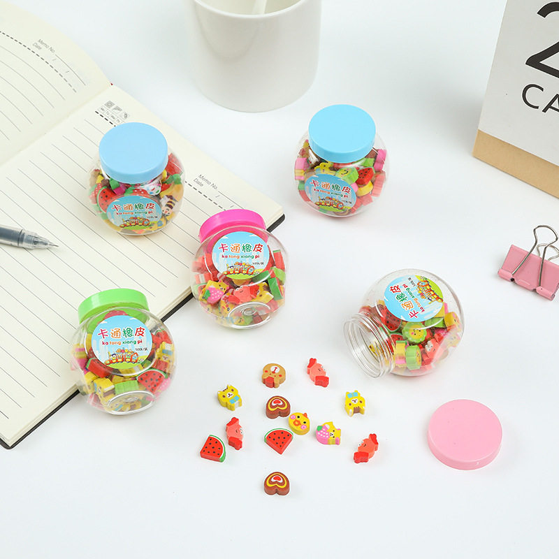 卡通橡皮擦迷你动物桶装学生奖品幼儿园小礼物地推小礼品创意,文具电教/文化用品/商务用品,橡皮,淘宝优惠券,粉丝福利购,淘宝优惠卷