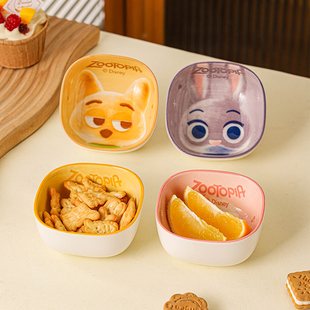 疯狂动物城小碟子家用小碗精致蘸料碗酱油碟陶瓷菜碟小号釉下彩