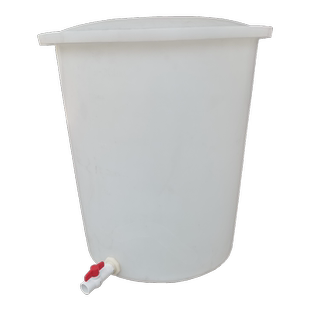 食品级储水桶大号带排水阀门牛筋塑料圆桶有盖水龙头养鱼桶大水缸