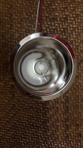 4.2v户外铝合金灯头聚光头灯高亮度手电筒配件驱动板强光灯珠超亮