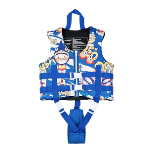 Dcyso儿童救生衣浮力泳衣游泳背心小中大宝宝浮潜服马甲男女专业