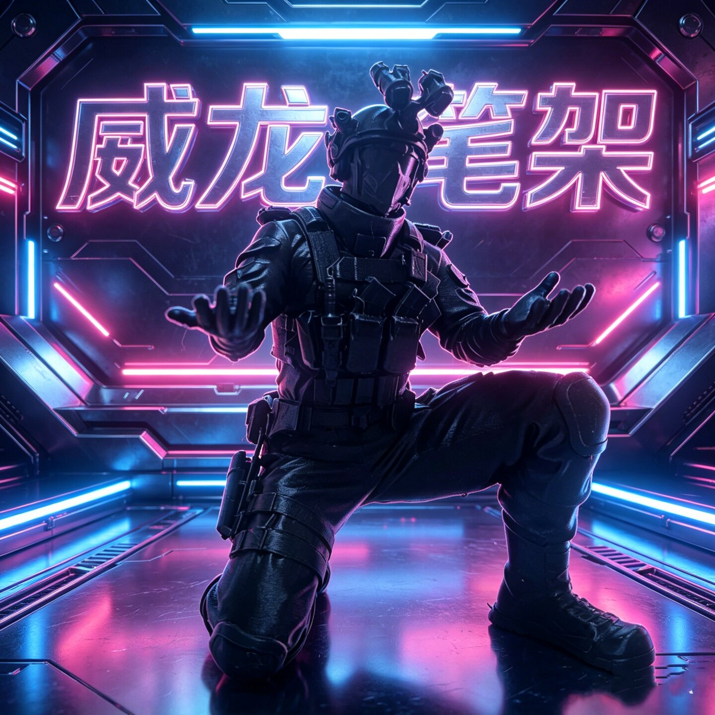 威龙笔架3D打印多功能笔筒图片