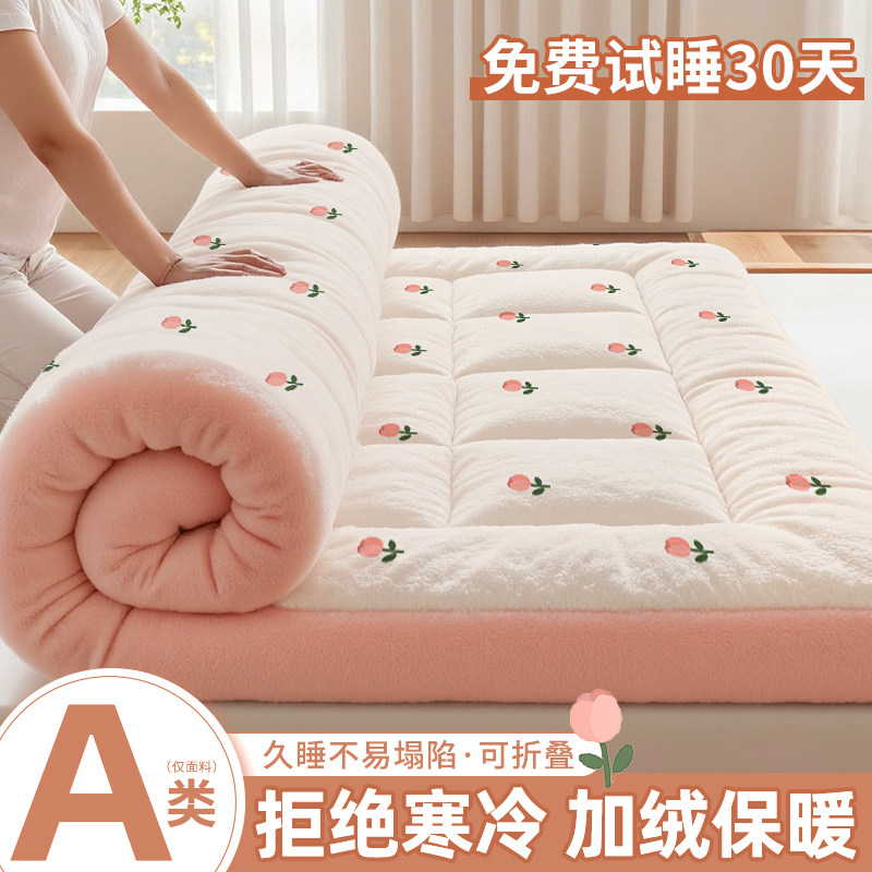 牛奶绒床垫软垫床褥垫冬家用卧室宿舍学生单人榻榻米被褥铺地垫子