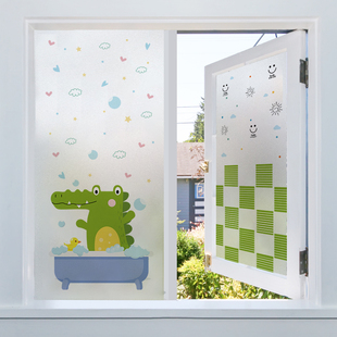 卫生间窗户磨砂玻璃贴纸透光不透明浴室门防窥防走光隐私静电贴膜