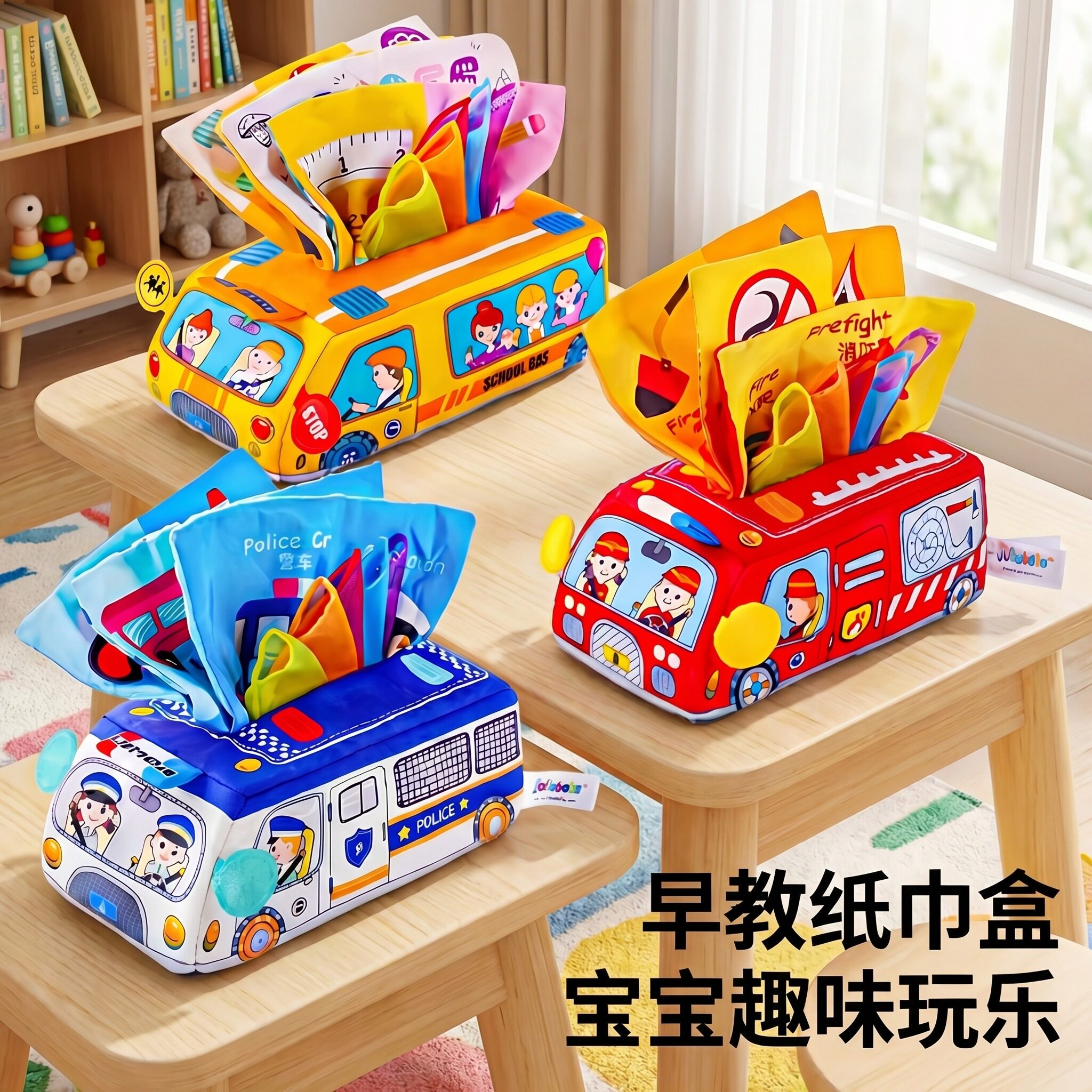 益智早教抽纸宝宝专注力礼物玩具