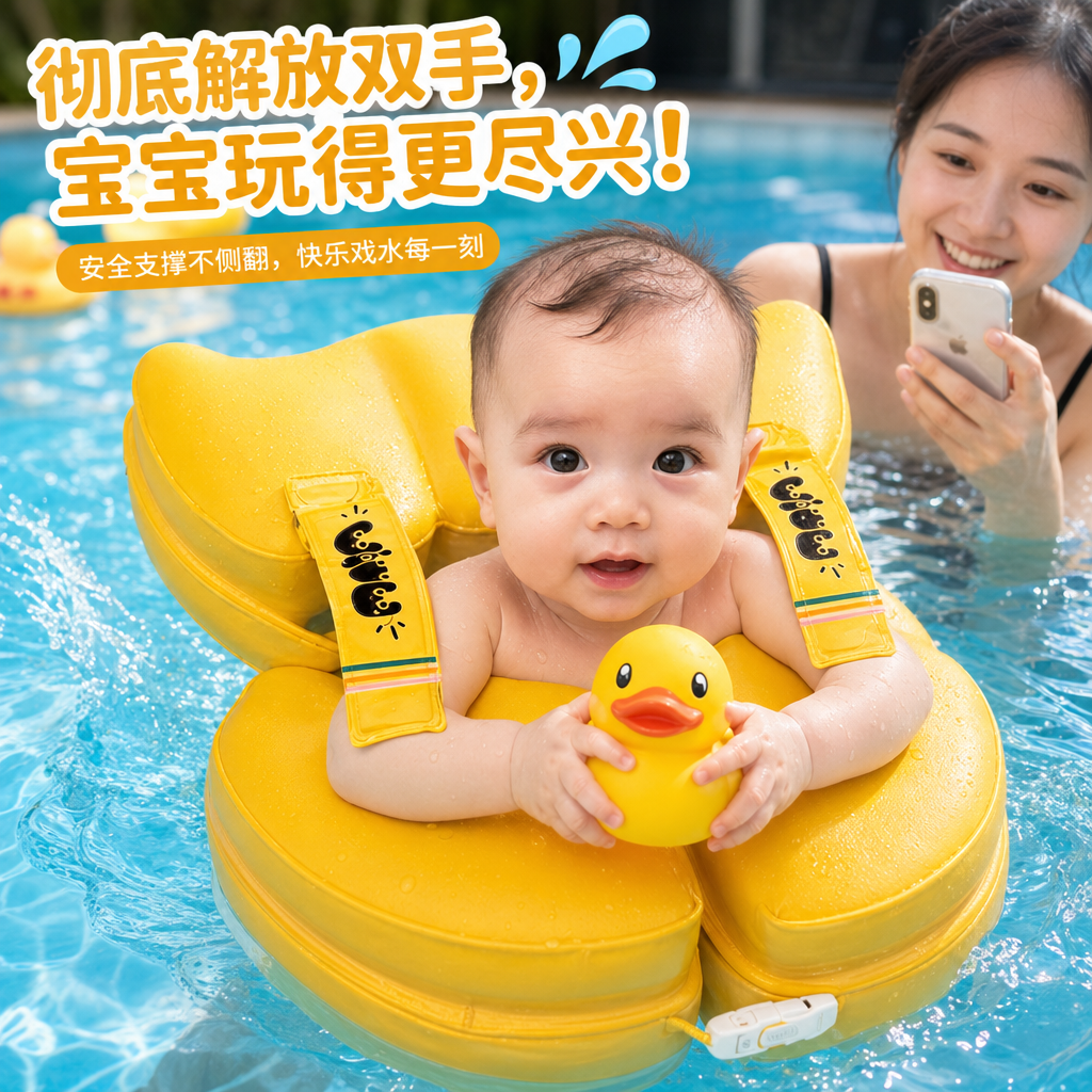 2026新款泳圈宝宝洗澡戏水玩具