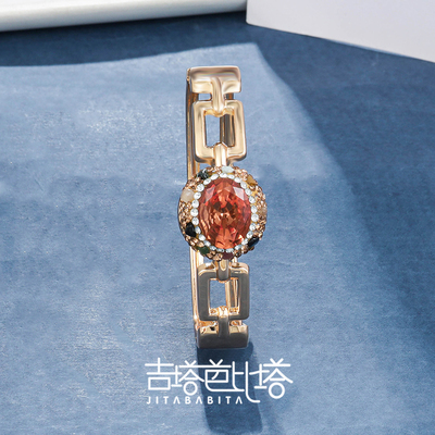 吉塔芭比塔铜合金手工编制手镯