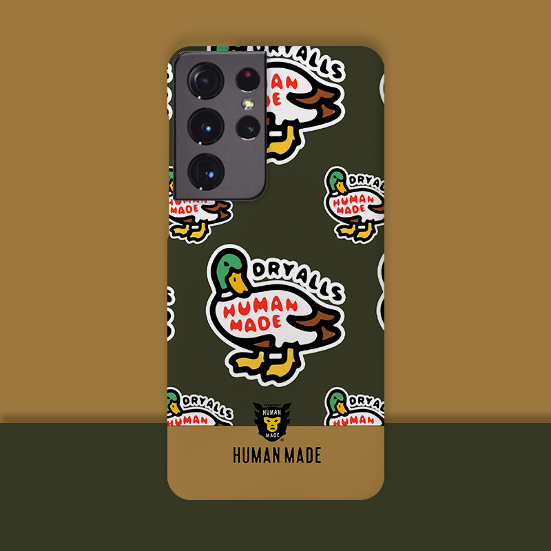 鸭子适用用三星S25ultra手机壳红色s24/s23/s22note20ultra半包硬壳韩国涂层菲林个性创意新款
