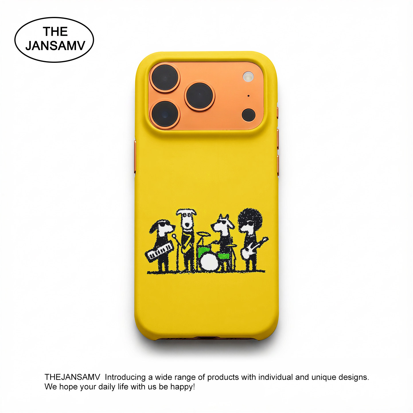 小狗乐队适用苹果18pro磁吸手机壳Iphone17air韩国菲林涂层12/13/14/15/16半包硬壳简约原创新款个性max