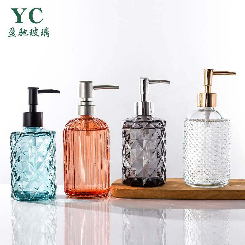欧式压式洗手液瓶酒店专用乳液瓶北欧创意卫生间沐浴露分装瓶子