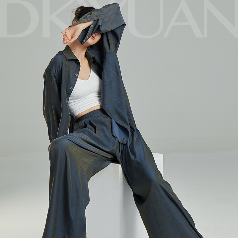 豆蔻依缘现代舞练功服爵士舞衬衫套装宽松形体服氛围感古典舞蹈服