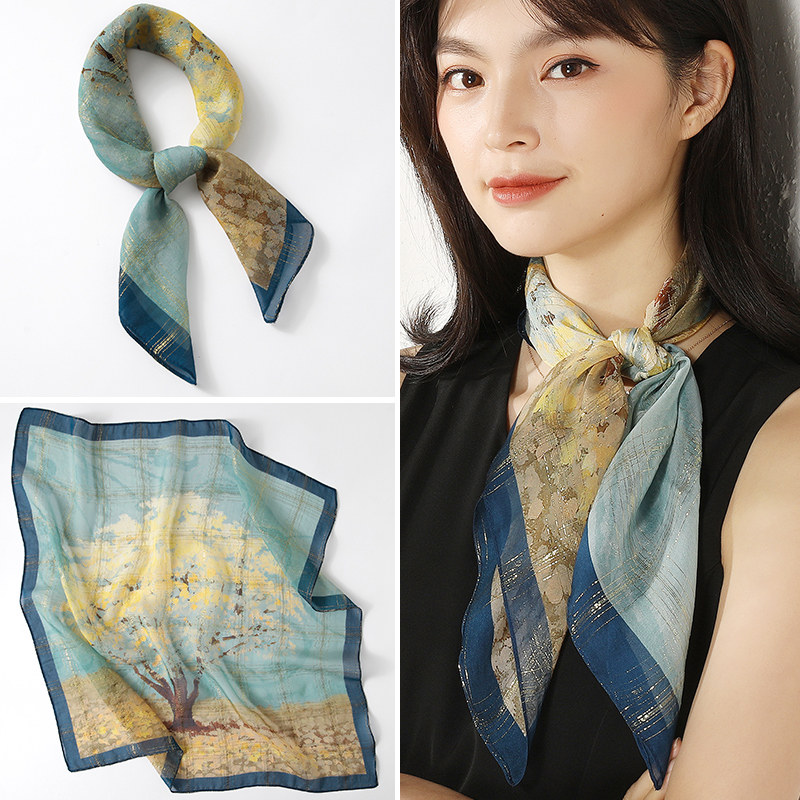 真丝丝巾小方巾女2025新款纱巾秋季薄款围巾脖子护颈围脖杭州丝绸,服饰配件/皮带/帽子/围巾,围巾/丝巾/披肩,淘宝优惠券,粉丝福利购,淘宝优惠卷