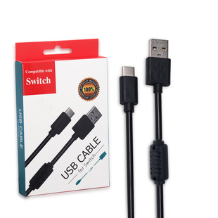 适用于任天堂switch数据线一线通usb充电线type 正品 c接口1.8m长支持快充 原装 HONCAM