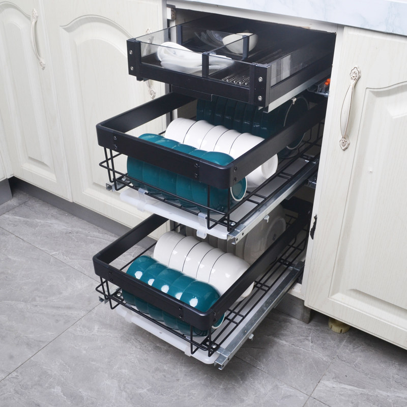 铝合金+不锈钢抽屉式多层选择