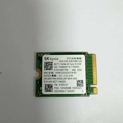 可维修99新 SK hynix海力士BC711 NVMe M.2议价