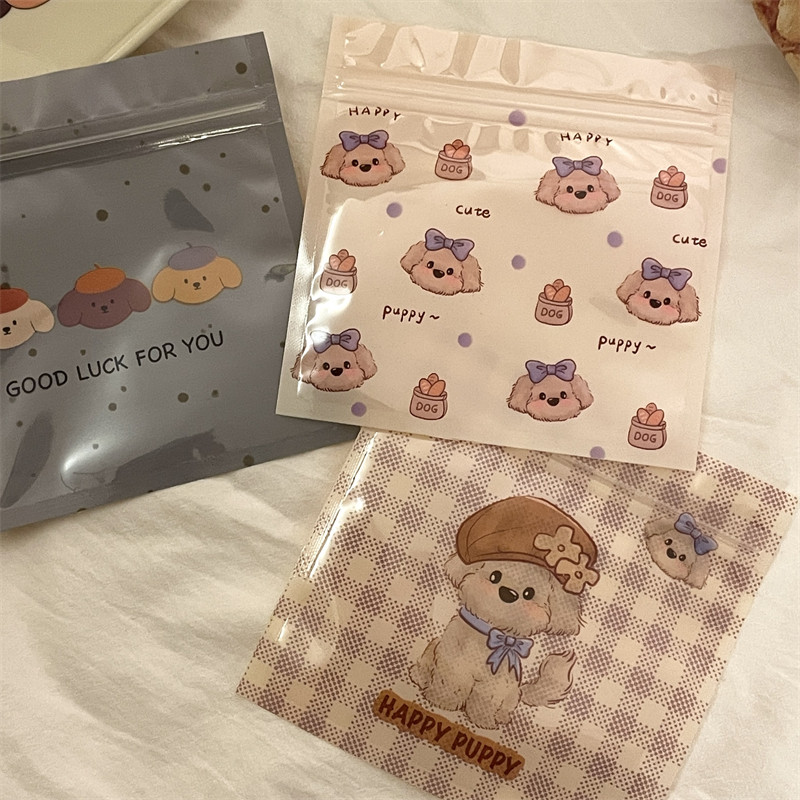 烘焙袋子手工糖果收纳袋礼物礼品自封袋小号夹链袋可爱卡通少女心