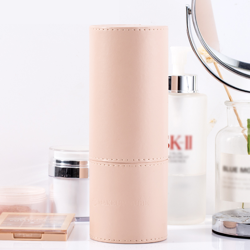 笔筒带盖桌面便携美妆工具