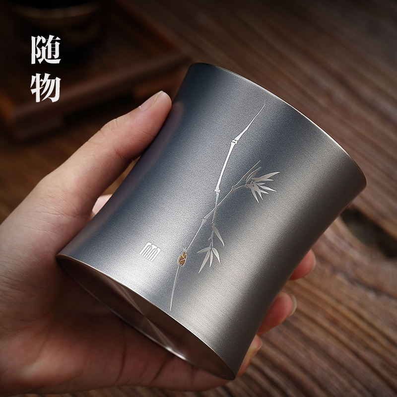 纯锡茶叶罐高档精品存茶盒小号迷你手工茶具锡罐锡器定制礼盒空盒