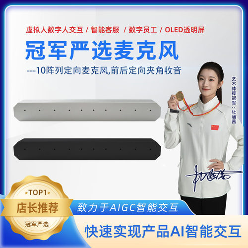 微恩降噪麦克风AI数字人交互专用