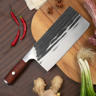 4Cr13锻打菜刀家用锋利斩切刀高端耐用菜刀厨房斩鸡鸭排骨多用刀