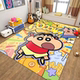 卡通地毯蜡笔小新可爱卧室ins儿童房床边毯动漫家用简约满铺地垫