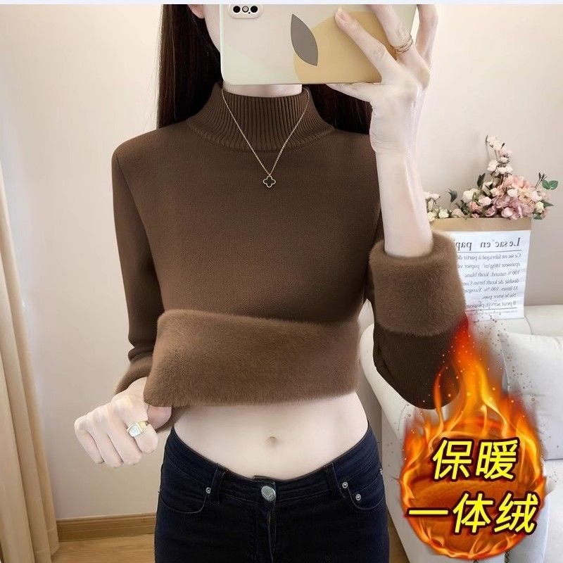 百搭减龄加厚专柜正品中老年妈妈毛针织衫