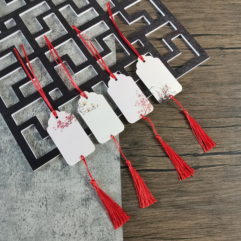 儿童唯美古风空白许愿卡心愿卡创意学生diy手工自制祝福语吊卡树贺卡