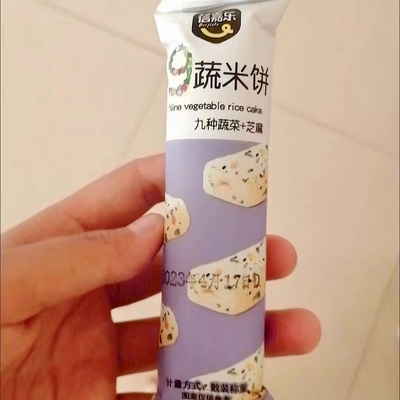 优选蓓嘉乐非油炸九蔬米饼能量棒海苔粗粮米果棒宝宝零食杂粮健康