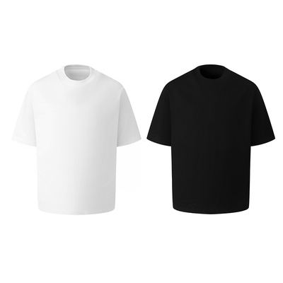 Voguo Relay男士短袖t恤纯色230g/250g纯棉二本针领口短袖圆领t